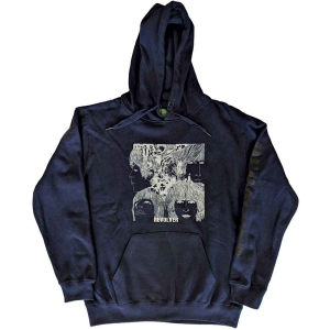 The Beatles - Reverse Revolver Navy Hoodie in the group MERCHANDISE / Hoodies / Pop-Rock at Bengans Skivbutik AB (5555312r)