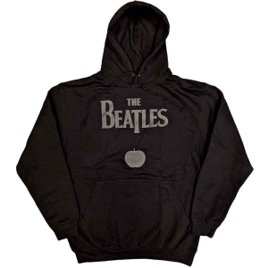 The Beatles - Drop T Logo & Apple Uni Bl Hoodie  in the group MERCHANDISE / Hoodies / Pop-Rock at Bengans Skivbutik AB (5555317r)