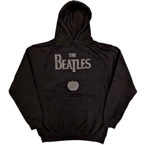The Beatles - Drop T Logo & Apple Uni Bl Hoodie in the group MERCHANDISE / Hoodies / Pop-Rock at Bengans Skivbutik AB (5555317r)