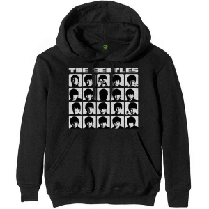 The Beatles - Hard Days Night Faces Bl Hoodie in the group MERCHANDISE / Hoodies / Pop-Rock at Bengans Skivbutik AB (5555331r)
