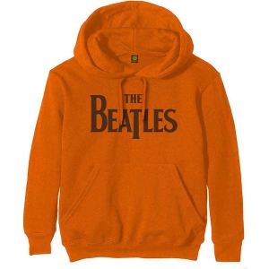 The Beatles - Drop T Logo Uni Orange Hoodie in the group MERCHANDISE / Hoodies / Pop-Rock at Bengans Skivbutik AB (5555339r)