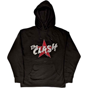 Clash - Star Logo Uni Bl Hoodie  in the group MERCHANDISE / Hoodies / Punk at Bengans Skivbutik AB (5555342r)