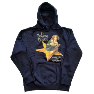Smashing Pumpkins - Mellon Collie Uni Navy Hoodie in the group MERCHANDISE / Hoodies / Pop-Rock at Bengans Skivbutik AB (5555356r)