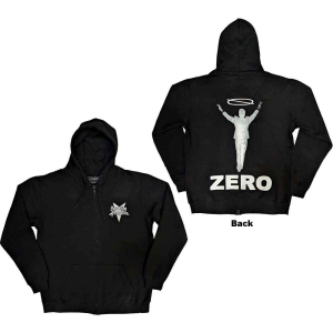 Smashing Pumpkins - Zero Halo Uni Bl Zip Hoodie in the group MERCHANDISE / Hoodies / Pop-Rock at Bengans Skivbutik AB (5555358r)