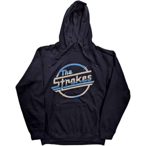 Strokes - Og Magna Uni Navy Hoodie in the group MERCHANDISE / Hoodies / Pop-Rock at Bengans Skivbutik AB (5555360r)