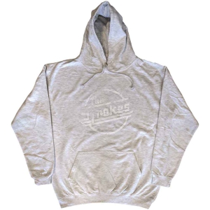 Strokes - Distressed Magna Mono Grey Hoodie in the group MERCHANDISE / Hoodies / Pop-Rock at Bengans Skivbutik AB (5555362r)