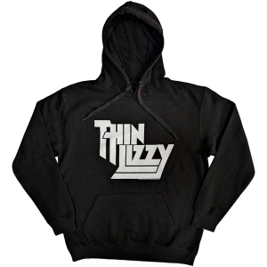 Thin Lizzy - Stacked Logo Uni Bl Hoodie in the group MERCHANDISE / Hoodies / Hårdrock at Bengans Skivbutik AB (5555366r)