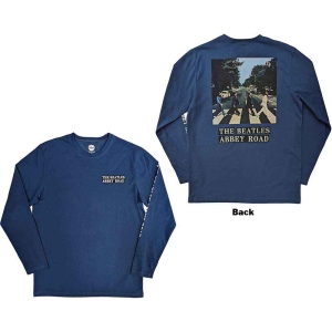The Beatles - Abbey Road Uni Denim Longsleeve in the group MERCHANDISE / T-shirt / Pop-Rock at Bengans Skivbutik AB (5555498r)