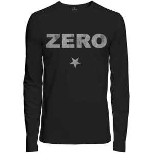 Smashing Pumpkins - Zero Distress Print Bl Longsleeve in the group MERCHANDISE / T-shirt / Pop-Rock at Bengans Skivbutik AB (5555503r)