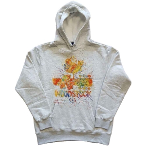 Woodstock - Splatter Uni Off Wht Hoodie in the group MERCHANDISE / Hoodies / Pop-Rock at Bengans Skivbutik AB (5555593r)