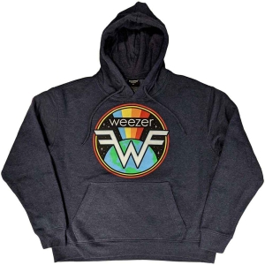 Weezer - Symbol Logo Uni Navy Hoodie in the group MERCHANDISE / Hoodies / Pop-Rock at Bengans Skivbutik AB (5555596r)