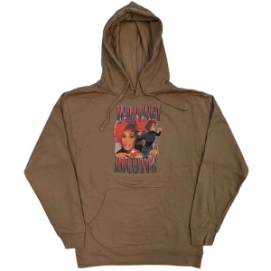 Whitney Houston - 90S Homage Uni Sand Hoodie  in the group MERCHANDISE / Hoodies / RnB-Soul at Bengans Skivbutik AB (5555597r)