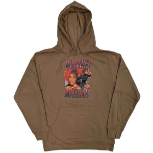 Whitney Houston - 90S Homage Uni Sand Hoodie in the group MERCHANDISE / Hoodies / RnB-Soul at Bengans Skivbutik AB (5555597r)