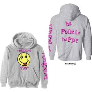 Yungblud - Raver Smile Uni Off Wht Hoodie in the group MERCHANDISE / Hoodies / Pop-Rock at Bengans Skivbutik AB (5555606r)