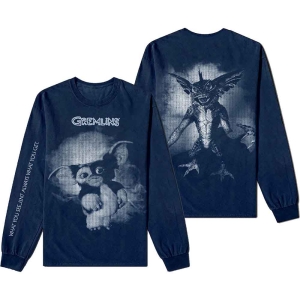 Warner Bros - Gremlins Graphic Uni Navy Longsleeve  in the group MERCHANDISE / T-shirt / Film-Musikal at Bengans Skivbutik AB (5555673r)