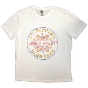 The Beatles - Painted Pepper Uni Wht T-Shirt in the group OUR PICKS / New Merch / June at Bengans Skivbutik AB (5556043r)