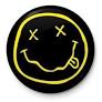 Nirvana  - Smiley Pin Badge in the group MERCHANDISE / Merch / Pop-Rock at Bengans Skivbutik AB (5556244)