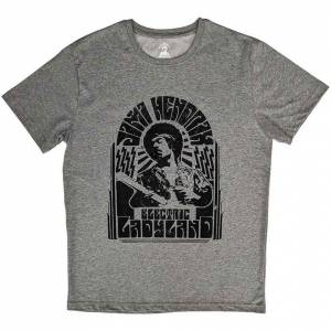 Jimi Hendrix - Electric Ladyland Mono Grey T-Shirt in the group OTHER / Övrigt / at Bengans Skivbutik AB (5556655r)