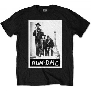 Run Dmc - Paris Photo Uni Bl T-Shirt in the group MERCHANDISE / T-shirt / Hip Hop-Rap at Bengans Skivbutik AB (5556665r)