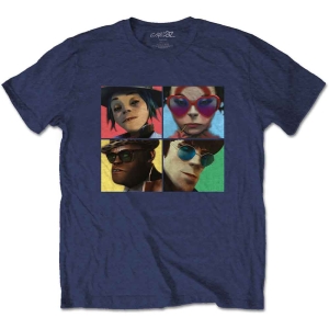 Gorillaz - Humanz Uni Navy T-Shirt in the group OTHER / Övrigt / at Bengans Skivbutik AB (5556709r)