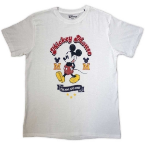 Disney Mickey Mouse - One & Only Uni Wht T-Shirt in the group MERCHANDISE / T-shirt / Film-Musikal at Bengans Skivbutik AB (5557024r)