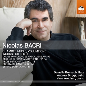 Danielle Breisach - Nicolas Bacri: Chamber Music, Vol. in the group OUR PICKS / Friday Releases / Friday the 2th august at Bengans Skivbutik AB (5557033)