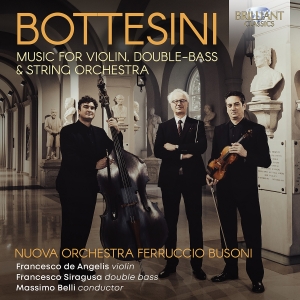 Francesco De Angelis Francesco Sir - Bottesini: Music For Violin, Double in the group OUR PICKS / Friday Releases / Friday the 2th august at Bengans Skivbutik AB (5557076)