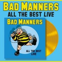 Bad Manners - All The Best Live (Yellow Vinyl Lp) in the group OUR PICKS / Friday Releases / Friday the 27th of september 2024 at Bengans Skivbutik AB (5557168)