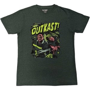 Outkast - Atliens Un Green T-Shirt in the group MERCHANDISE / T-shirt / Hip Hop-Rap at Bengans Skivbutik AB (5557233r)