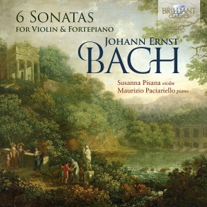 Susanna Pisana Maurizio Paciariell - J.E. Bach: 6 Sonatas For Violin & F in the group OUR PICKS / Friday Releases / Friday the 6th of september 2024 at Bengans Skivbutik AB (5557302)