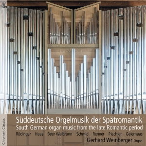 Gerhard Weinberger - South German Organ Music From The L in the group CD / Klassiskt at Bengans Skivbutik AB (5557786)