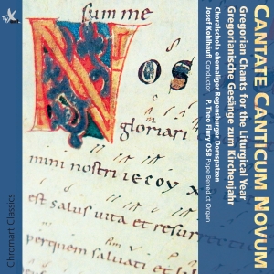 Choralschola Regensburger Domspatze - Cantate Canticum Novum - Gregoriani in the group CD / Klassiskt at Bengans Skivbutik AB (5557830)