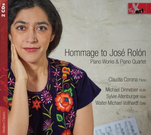 Claudia Corona - Hommage To José Rolón - Piano Works in the group CD / Klassiskt at Bengans Skivbutik AB (5557849)