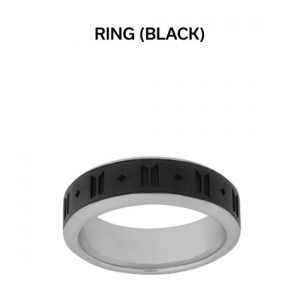 Bts - Monochrome Ring (BK_S) in the group MERCHANDISE / Merch / K-Pop at Bengans Skivbutik AB (5557944)