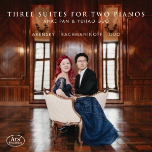 Anton Arensky Sergei Rachmaninoff - Three Suites For Two Pianos - Works in the group CD / Klassiskt at Bengans Skivbutik AB (5558376)