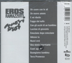 Eros Ramazzotti - Nuovi Eroi in the group Minishops / Eros Ramazzotti at Bengans Skivbutik AB (555916)