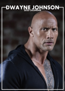 Dwayne Johnson - 2025 Calendar in the group OUR PICKS / Friday Releases / Friday the 16th of August at Bengans Skivbutik AB (5560280)