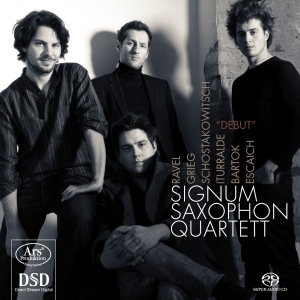 Grieg/Schostakowitsch/Ravel/Bartok/ - Debut Signum Saxophone Quartet in the group MUSIK / SACD / Klassiskt at Bengans Skivbutik AB (5560733)