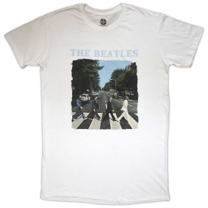 The Beatles - Abbey Road & Logo Lady Wht T-Shirt in the group MERCHANDISE / T-shirt / Pop-Rock at Bengans Skivbutik AB (5562462r)