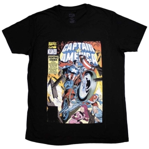 Marvel - Captain America Wheel Cover Bl T-Shirt in the group MERCHANDISE / T-shirt / Soundtrack at Bengans Skivbutik AB (5562549r)