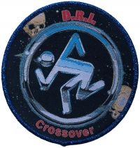 D.R.I. - Patch Crossover Blue Border (9,3 Cm in the group OUR PICKS / Friday Releases / Friday the 30:th august 2024 at Bengans Skivbutik AB (5562687)