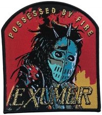 Exhumer - Patch Possessed By Fire Black Borde in the group MERCHANDISE / Accessoarer / Nyheter / Hårdrock at Bengans Skivbutik AB (5562689)