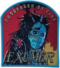 Exhumer - Patch Possessed By Fire Blue Border in the group OUR PICKS / Friday Releases / Friday the 30:th august 2024 at Bengans Skivbutik AB (5562691)