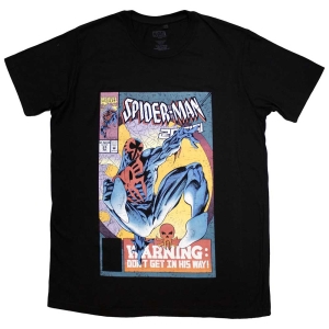 Marvel - Spider-Man Warning Cover Bl T-Shirt in the group MERCHANDISE / T-shirt / Soundtrack at Bengans Skivbutik AB (5562790r)