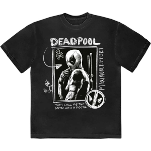 Marvel - Deadpool Merc With A Mouth.. Bl T-Shirt in the group MERCHANDISE / T-shirt / Film-Musikal at Bengans Skivbutik AB (5562859r)