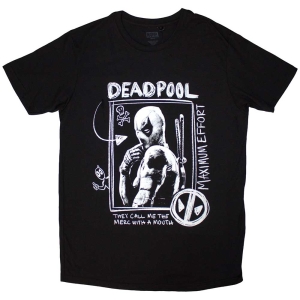 Marvel - Deadpool Merc With A Mouth.. Bl T-Shirt in the group MERCHANDISE / T-shirt / Soundtrack at Bengans Skivbutik AB (5562859r)