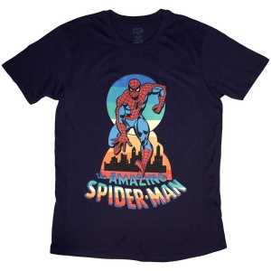 Marvel - Spider-Man Keyhole Navy T-Shirt in the group MERCHANDISE / T-shirt / Soundtrack at Bengans Skivbutik AB (5562862r)