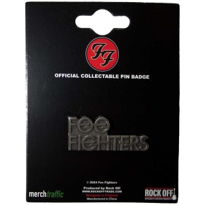 Foo Fighters - Stacked Logo Pin Badge in the group MERCHANDISE / Pin-Button Badge / Pop-Rock at Bengans Skivbutik AB (5562879)