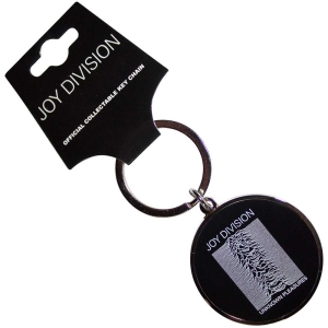 Joy Division - Unknown Pleasures Keychain in the group MERCHANDISE / Keyring / Pop-Rock at Bengans Skivbutik AB (5562882)