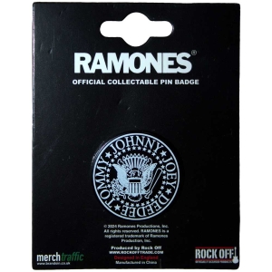 Ramones - Presidential Seal Emblem Pin Badge in the group MERCHANDISE / Pin-Button Badge / Punk at Bengans Skivbutik AB (5562898)